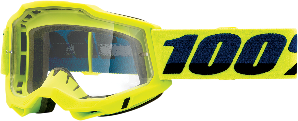 100% Accuri 2 Goggles - Fluo Yellow - Clear