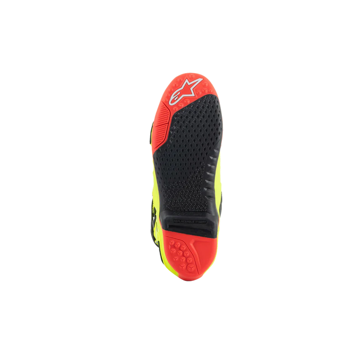 Alpinestars Tech 10 Boots - Yellow Fluo/Black/Red Fluo MX25