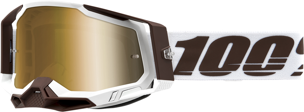 100% Racecraft 2 Goggles - Snowbird - True Gold CLOSEOUT