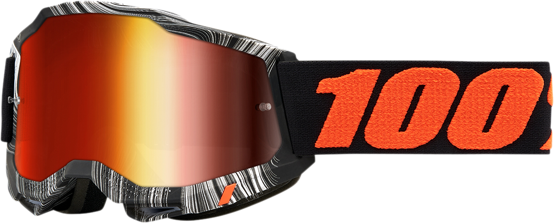 100% Accuri 2 Goggles - Geospace - Red Mirror CLOSEOUT