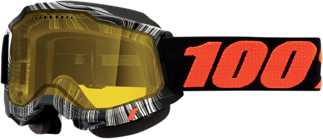 100% Accuri 2 Goggles - Geospace - Yellow CLOSEOUT