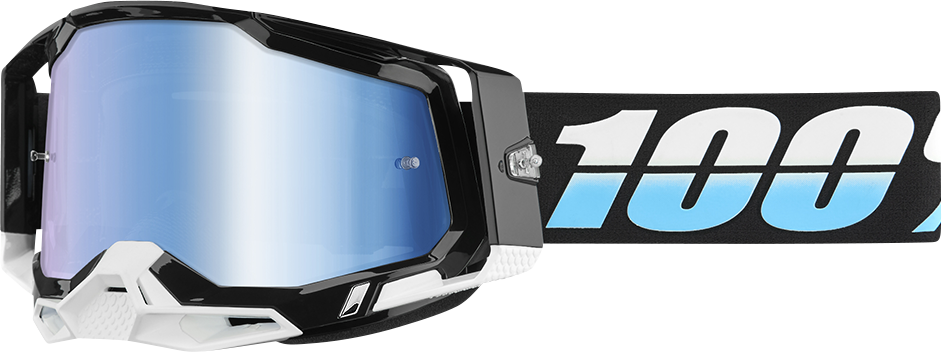 100% Racecraft 2 Goggles - Arkana - Blue Mirror