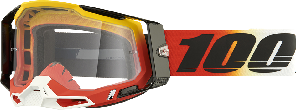 100% Racecraft 2 Goggles - Ogusto - Clear