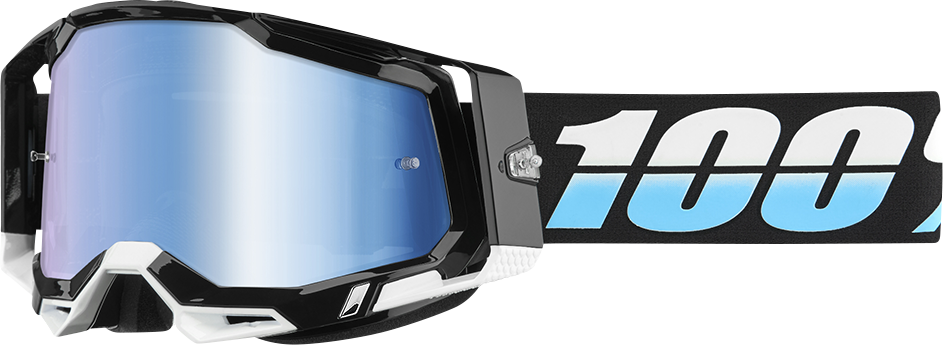 100% Racecraft 2 Goggles - Arkana - Blue Mirror