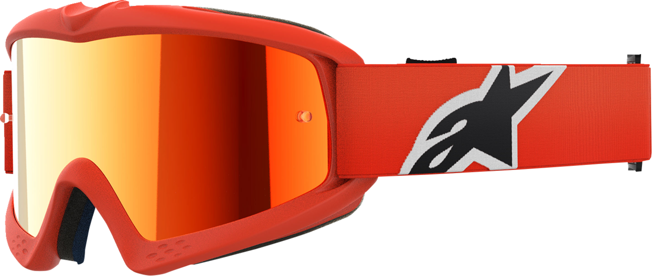 Alpinestars Youth Vision Corp Goggles - Orange - Red Mirror