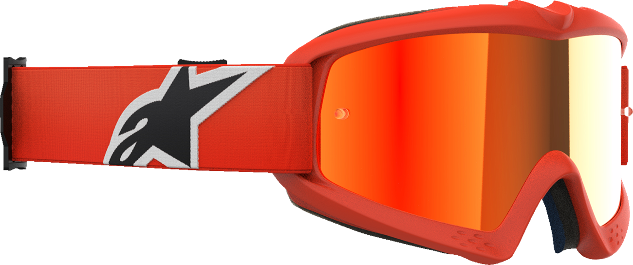 Alpinestars Youth Vision Corp Goggles - Orange - Red Mirror