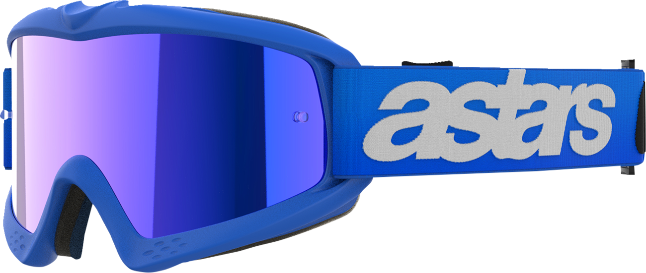 Alpinestars Youth Vision Blaze Goggles - Blue - Blue Mirror