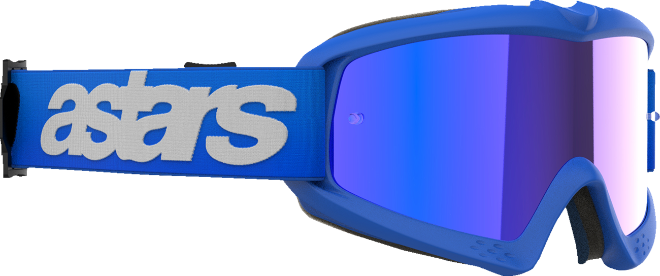 Alpinestars Youth Vision Blaze Goggles - Blue - Blue Mirror