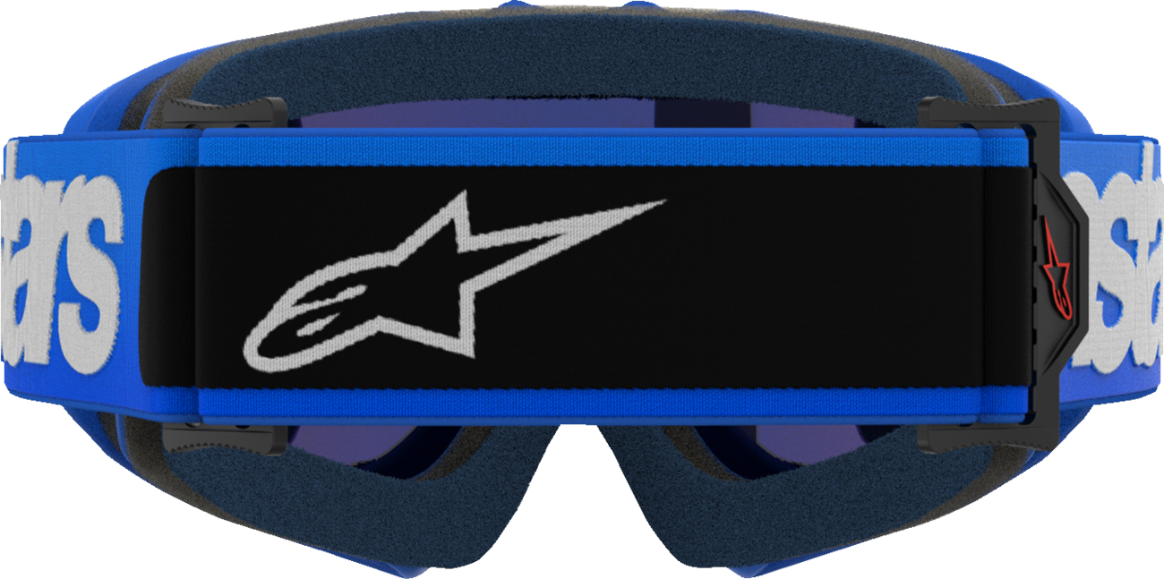 Alpinestars Youth Vision Blaze Goggles - Blue - Blue Mirror