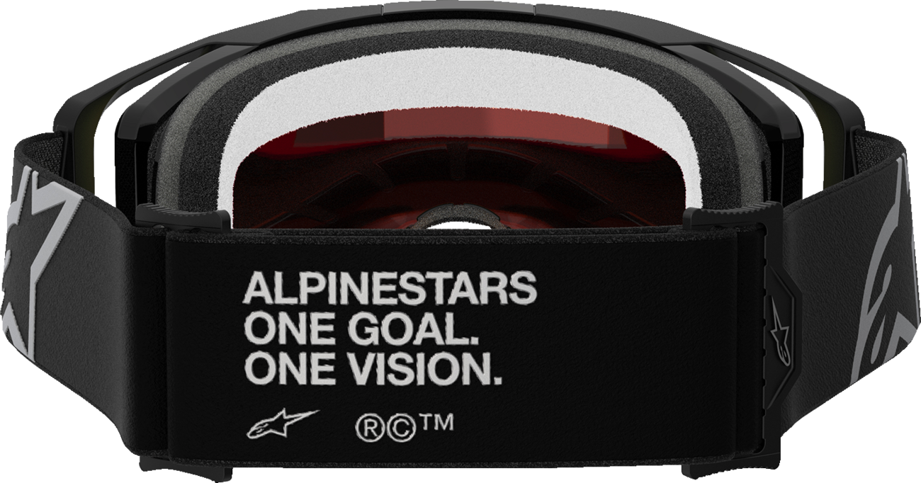 Alpinestars Vision 8 Corp Goggles - Black - Red Mirror