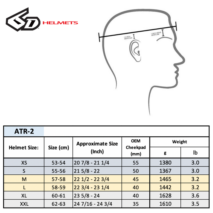 6D ATR-2 Mach Helmet CLOSEOUT