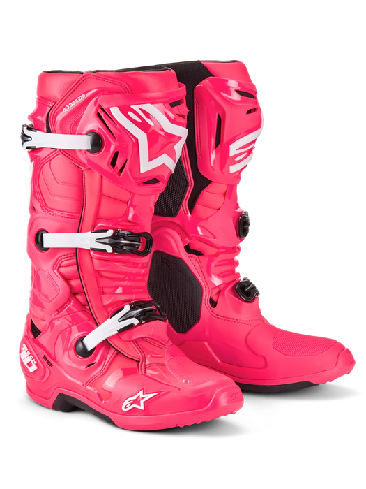 Alpinestars Tech 10 Boots - Diva Pink/White MX25