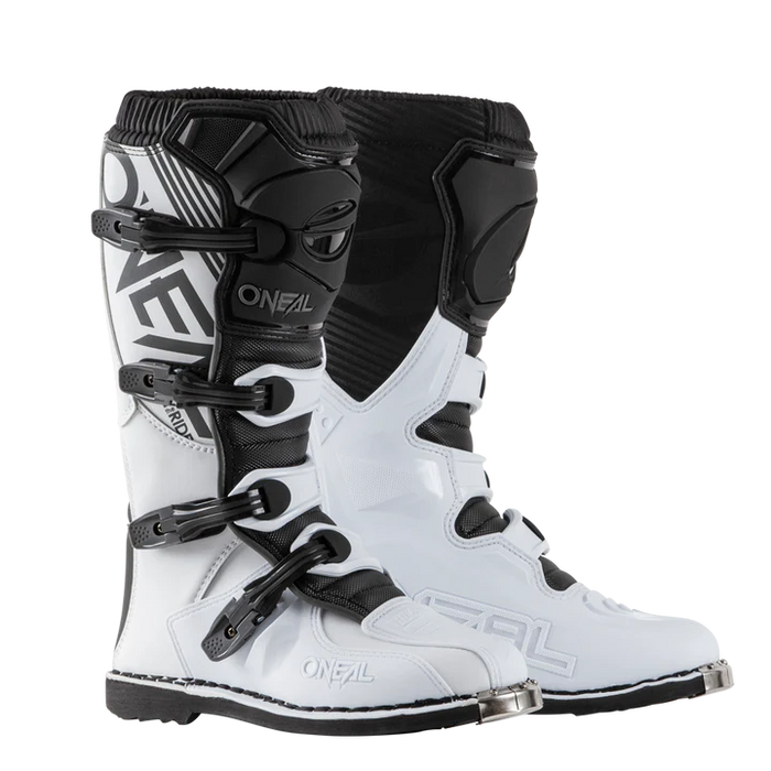 O Neal Element Boots White Privateer Mx Supply