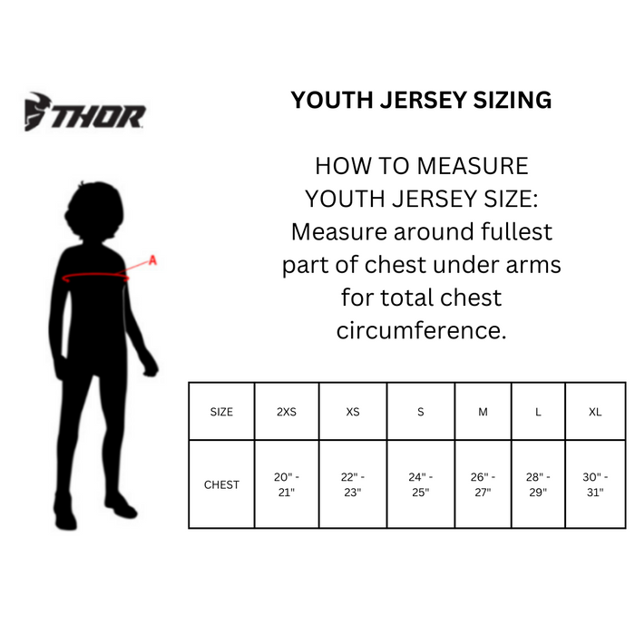 Thor Youth Sportmode Riot Jersey 2025