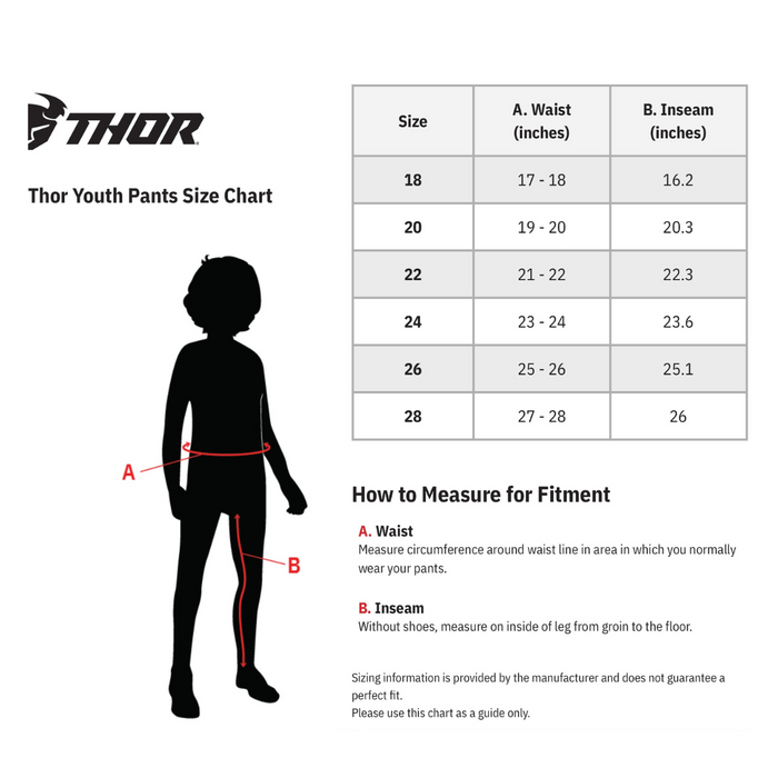 Thor Youth Sector Gnar Pants CLOSEOUT