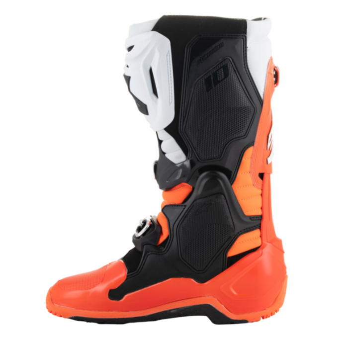 Alpinestars Tech 10 Enduro Boots - Flo Orange/Black/White MX25