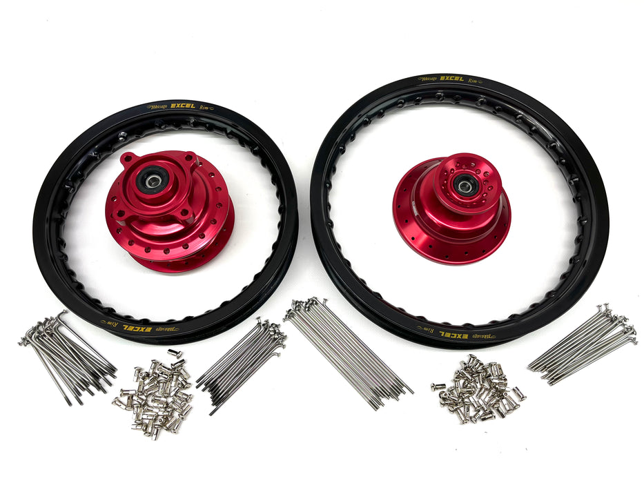 Excel/Thrashed Minis Custom Wheel Set - CRF110