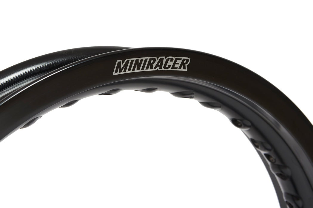 MiniRacer Factory Series Black 14" Front Rim - CRF110