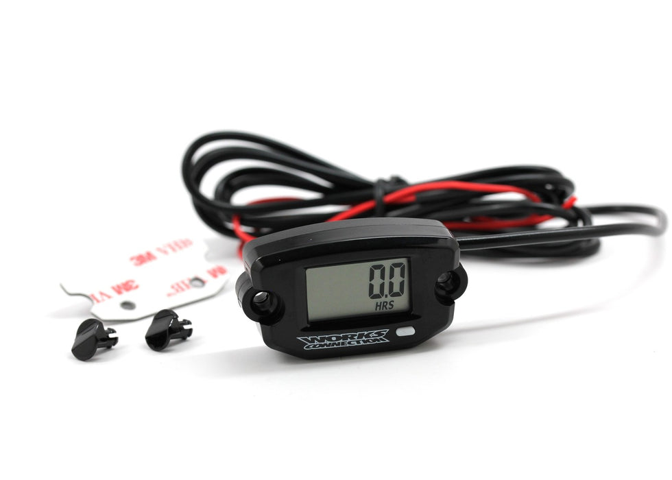 Works Connection Tach/Hour Meter with Resettable Maintenance Timer