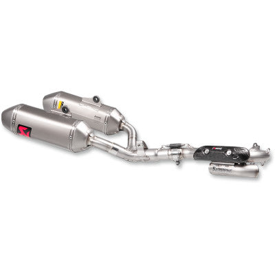 Akrapovic Racing Line Exhaust System With Dual Hexagonal Mufflers