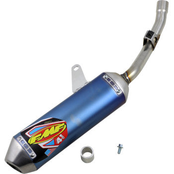 FMF Mini Factory 4.1 RCT Anodized Titanium Slip On Exhaust - KLX140