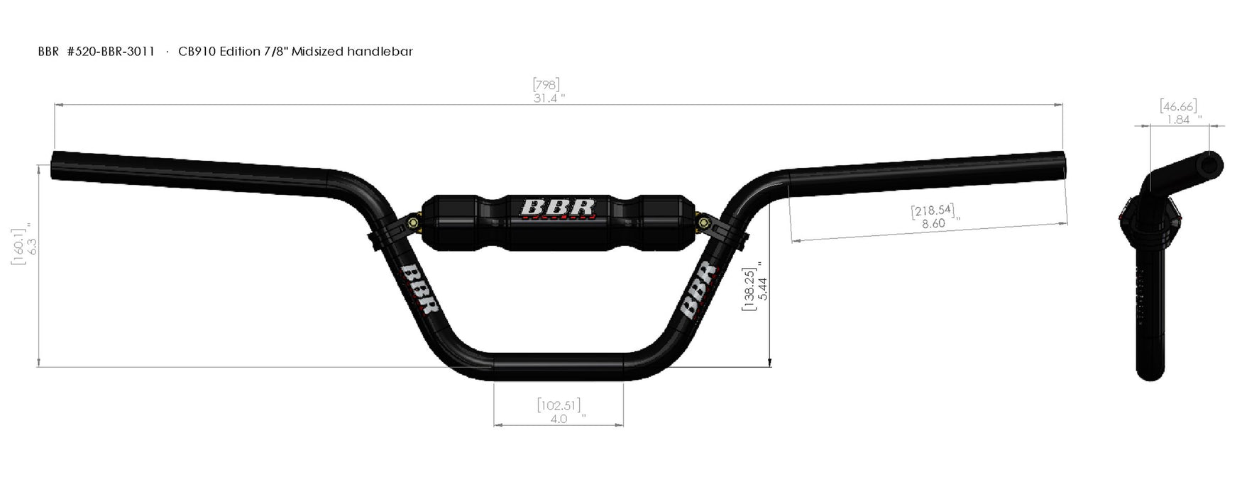 BBR Motorsports CB910 Edition Handlebars