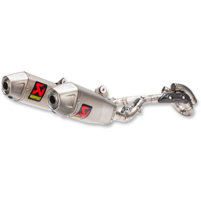 Akrapovic Racing Line Exhaust System With Dual Hexagonal Mufflers