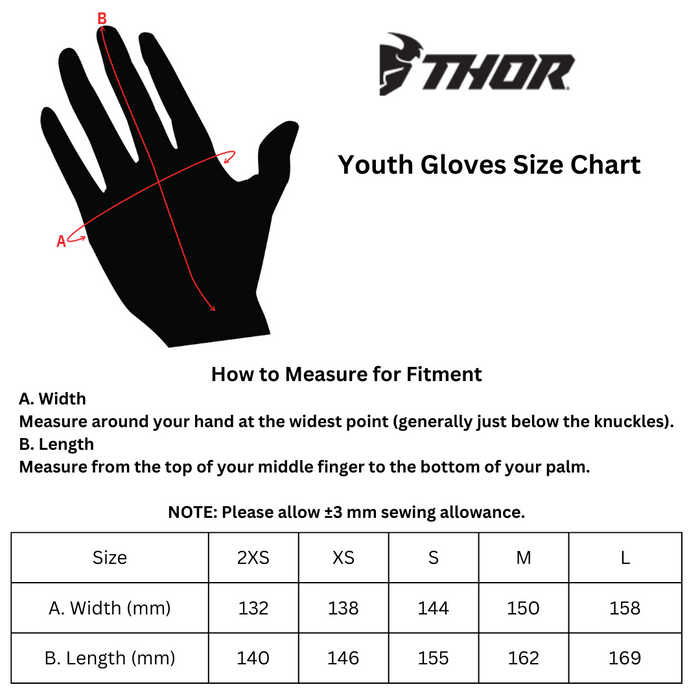 Thor Youth Spectrum Gloves