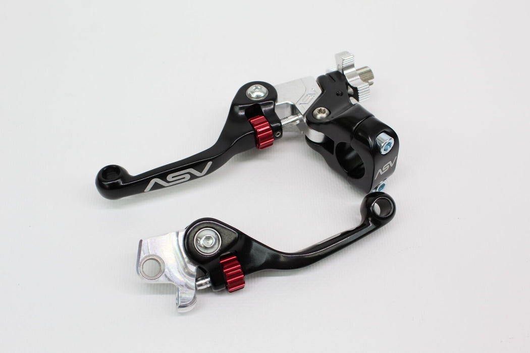 ASV F4 Series Brake & Clutch Lever Pair Pack - Yam/Kawi