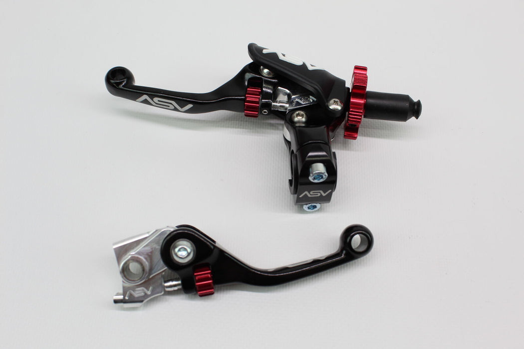 ASV F4 Series Brake & Clutch Lever Pro Pack - 09+ CRF250R/450R