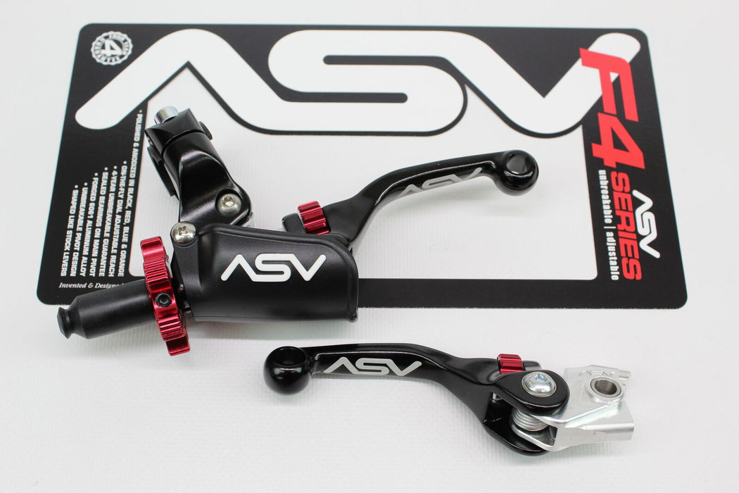 ASV F4 Series Brake & Clutch Lever Pro Pack - 09+ CRF250R/450R